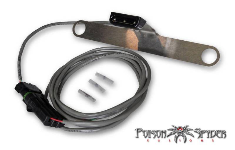 Poison Spyder Customs 41-04-LP6 LED License Plate Mount w/ 3rd Brake
