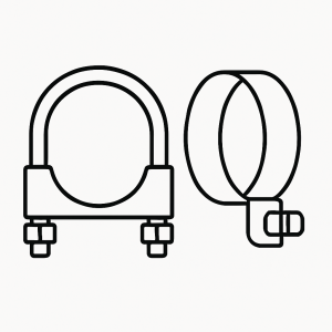 Exhaust Clamps, Flanges & Hangers - Exhaust Clamps