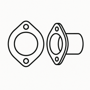 Exhaust Clamps, Flanges & Hangers - Exhaust Flanges & Adapters