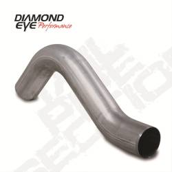 Diamond Eye Performance - Diamond Eye 220102 Tailpipe 1st Section 4" Aluminized for Ram 5.9L