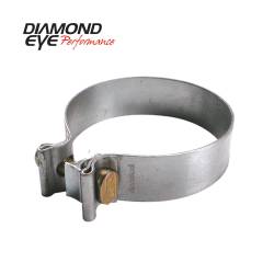 Diamond Eye Performance - Diamond Eye BC400A Clamp Torca Band Clamp 4" Aluminized