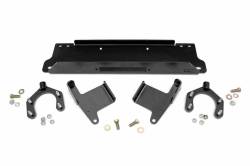 Rough Country Front Winch Mount fits OEM Plastic Bumper, for Wrangler JK; 1162
