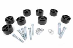 Rough Country Suspension Systems - Rough Country 1.25" Front Seat Riser Kit, for 97-06 Wrangler TJ; 1158