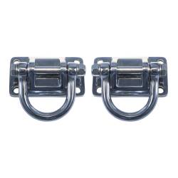 Rugged Ridge 11540.17 Polished Stainless Steel D-Rings for XHD Modular Bumper