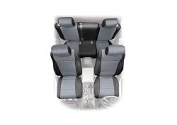 Smittybilt 471422 Neoprene Seat Cover Set-Black/Charcoal