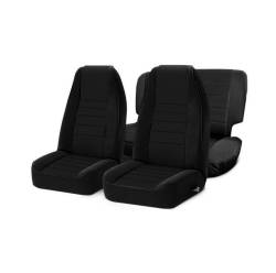 Smittybilt 471201 Neoprene Seat Cover Set-Black/Black