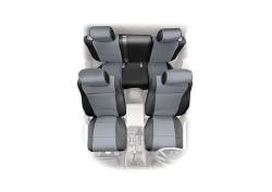 Smittybilt 471522 Neoprene Seat Cover Set-Black/Charcoal