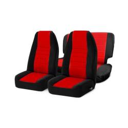 Smittybilt 471230 Neoprene Seat Cover Set-Black/Red