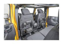 Smittybilt 56647701 GEAR Custom Front Seat Covers w/ Pouches-Black