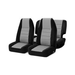 Smittybilt 471322 Neoprene Seat Cover Set-Black/Charcoal