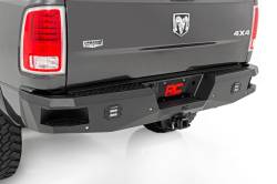 Rough Country Suspension Systems - Rough Country Heavy Duty Rear Bumper-Black, for 10-24 Ram HD; 10786B