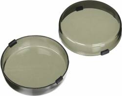 GT Styling Front Fog Light Covers-Clear; GT0161FC