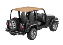 Bestop - Bestop 52530-37 Spice Strapless Safari Extended Bikini Top for Jeep Wrangler TJ