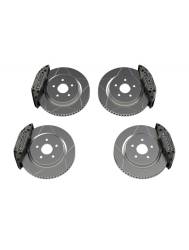 Teraflex 4403450 Delta Front/Rear Slotted Disc Brake Upgrade Kit