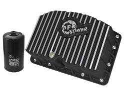 aFe Power Pro Series Deep Capacity Aluminum Engine Oil Pan-Black; 46-70322