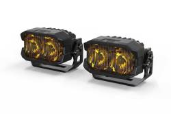 Morimoto BAF115 2Banger HXB LED Fog Light Pods (Combo/Yellow)-Pair