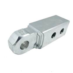 Royal Hooks RHO-12018-RW Billet Aluminum Hitch Receiver Tow Shackle-Raw Aluminum