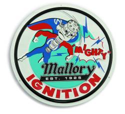 Mallory D-10 Metal Sign