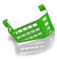 Steinjager Wheel Well Storage Basket-Neon Green, for Wrangler JL 4dr; J0054109