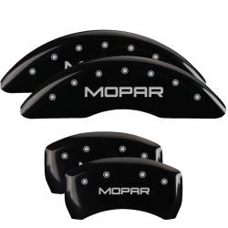 MGP Front/Rear Caliper Covers-Gloss Black, for Cherokee; 42012SMOPBK