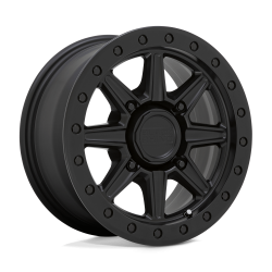 Black Rhino Wheels WEBB UTV 15x7 4x110 36mm Matte Black; 1570WEB364110M80