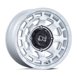 Black Rhino Wheels CHAMBER UTV 14x7 4x156 10mm Hyper Silver; BU002SD14704410