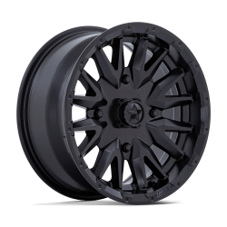 MSA Wheels M49 CREED 14x7 4x137 10mm Matte Black; MA049MX14704810