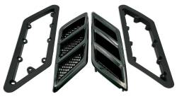 Roush Performance Fender Heat Extractor Vents-Gloss Black, 15-23 Mustang; 422326