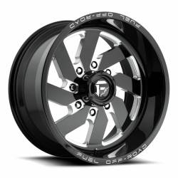 Fuel Off Road D582 TURBO 20x10 8x170 -18mm Gloss Black/Milled; D58220001747