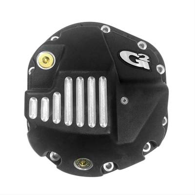 G2 Axle and Gear - G2 Axle Brute Front/Rear Differential Cover for Dana 44-Black 40-2033MB