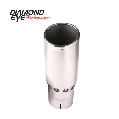 Diamond Eye - Diamond Eye 4516VRA Tip Vented Rolled Angle 4" Id X 5" Od X 16" Long 304 Stainle