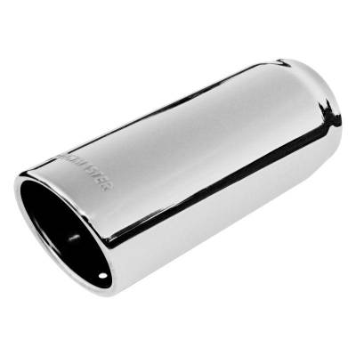 Flowmaster - Flowmaster 15366 Exhaust Pipe Tip Rolled Angle Polished Stainless Steel