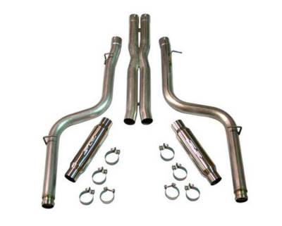 SLP Performance - SLP Performance D31026 LoudMouth Stainless 3.0" Cat-Back Exhaust System