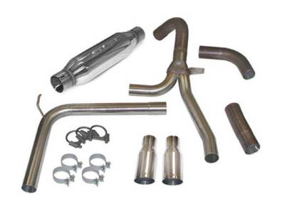 SLP Performance - SLP Performance 31042A LoudMouth Stainless 3.0" Cat-Back Exhaust System