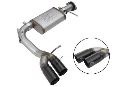 aFe - aFe Power Rebel 3" Cat-Back Stainless Steel Exhaust Kit; 49-44061-B