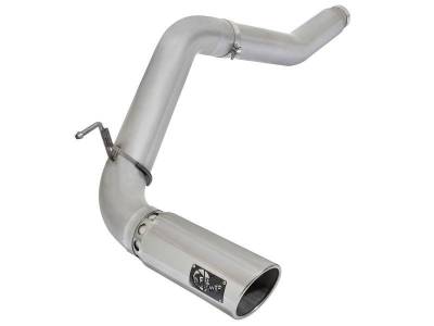 aFe - aFe Power Large Bore-HD 5" Filter-Back Stainless Steel Exhaust Kit; 49-46112-P