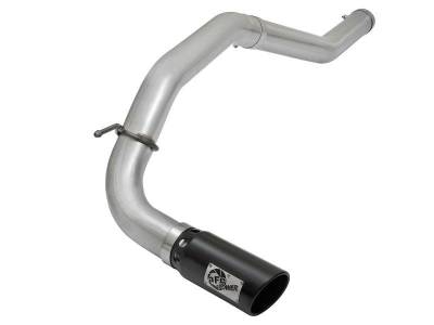 aFe Power - aFe Power Large Bore-HD 4" Filter-Back Stainless Steel Exhaust Kit 49-46113-B