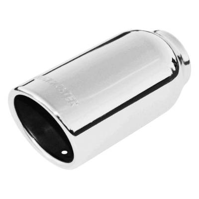 Flowmaster - Flowmaster 15360 Exhaust Pipe Tip Rolled Angle Polished Stainless Steel