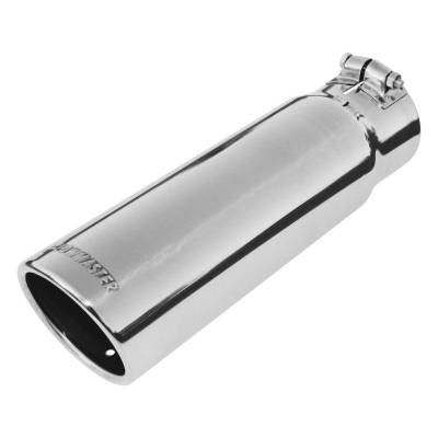 Flowmaster - Flowmaster 15363 Exhaust Pipe Tip Rolled Angle Polished Stainless Steel
