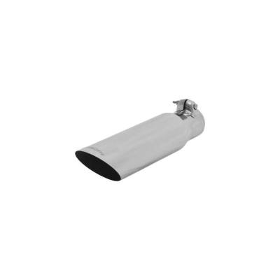 Flowmaster - Flowmaster 15373 Exhaust Pipe Tip Angle Cut Polished Stainless Steel