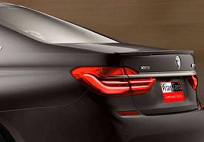 WingTech - WingTech ABS-435A Factory Style Lip Mount Rear Spoiler, Un-Lighted