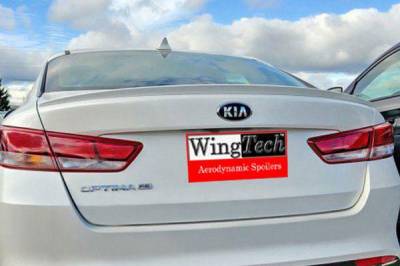 WingTech - WingTech ABS-439A Factory Style Lip Mount Rear Spoiler, Un-Lighted