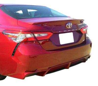 WingTech - WingTech ABS-444A Factory Style Lip Mount Rear Spoiler, Un-Lighted