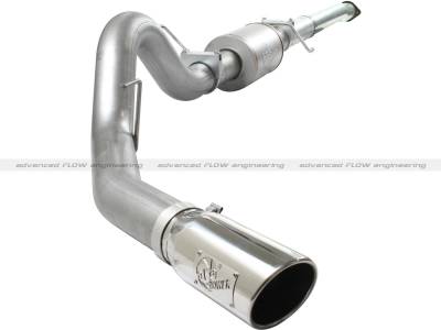 aFe - aFe Filters 49-03041-P ATLAS Cat-Back Aluminized Steel Exhaust System