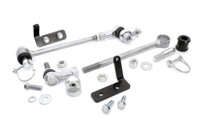 Rough Country Suspension Systems - Rough Country 1128 Quick Disconnect Front Sway Bar Links w/ 3.5"-6" Lift Pair
