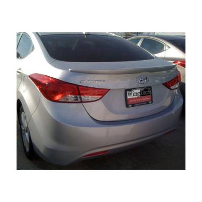 WingTech - WingTech WT-14050 Custom Style Lip Mount Rear Spoiler, Un-Lighted