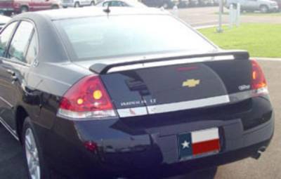 Dallas Automotive Restyling - DAR ABS-303 Chevrolet Impala Post Mount Rear Spoiler Unpainted