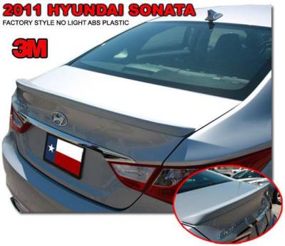 Dallas Automotive Restyling - DAR ABS-743 for Hyundai Sonata Lip Mount Rear Spoiler Unpainted