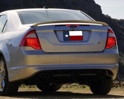 Dallas Automotive Restyling - DAR ABS-736 Ford Fusion Post Mount Rear Spoiler Unpainted