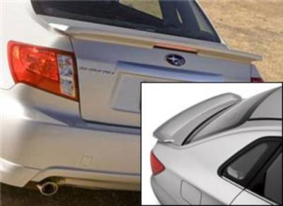 Dallas Automotive Restyling - DAR ABS-715 Flush Mount Rear Spoiler Unpainted Lighted